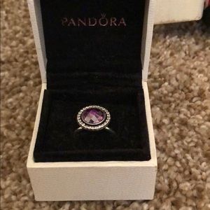Pandora brilliant legacy purple ring